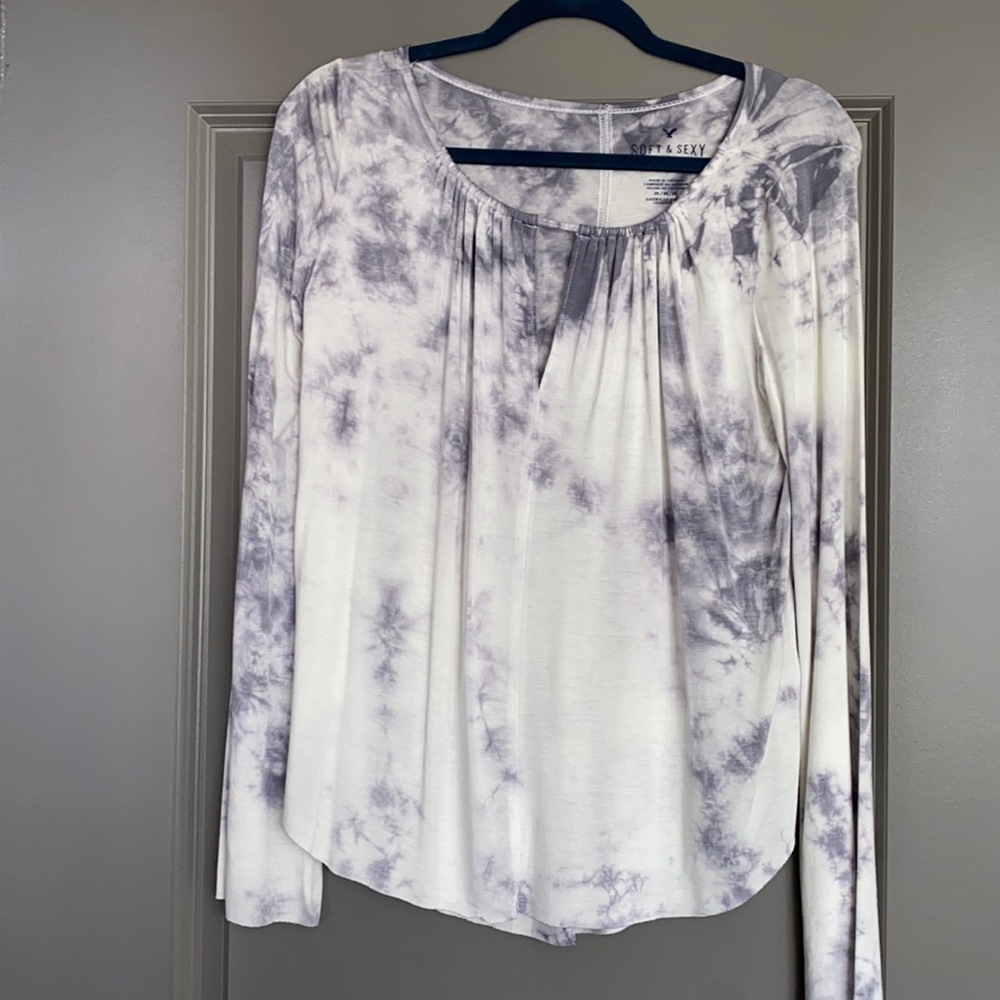 Soft and sexy never worn long sleeve shirt